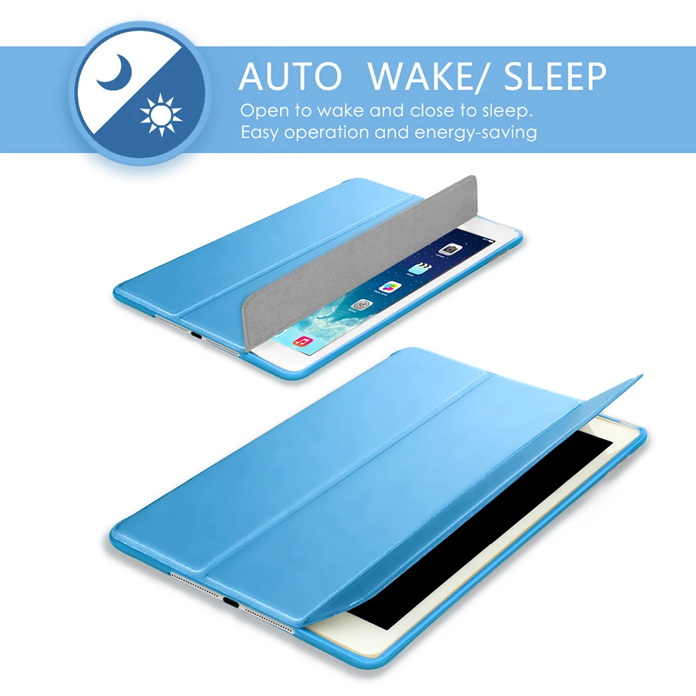 Ultrathin Magnetic Smart Cover Stand Case for iPad Air 2 A1566 A1567 9.7