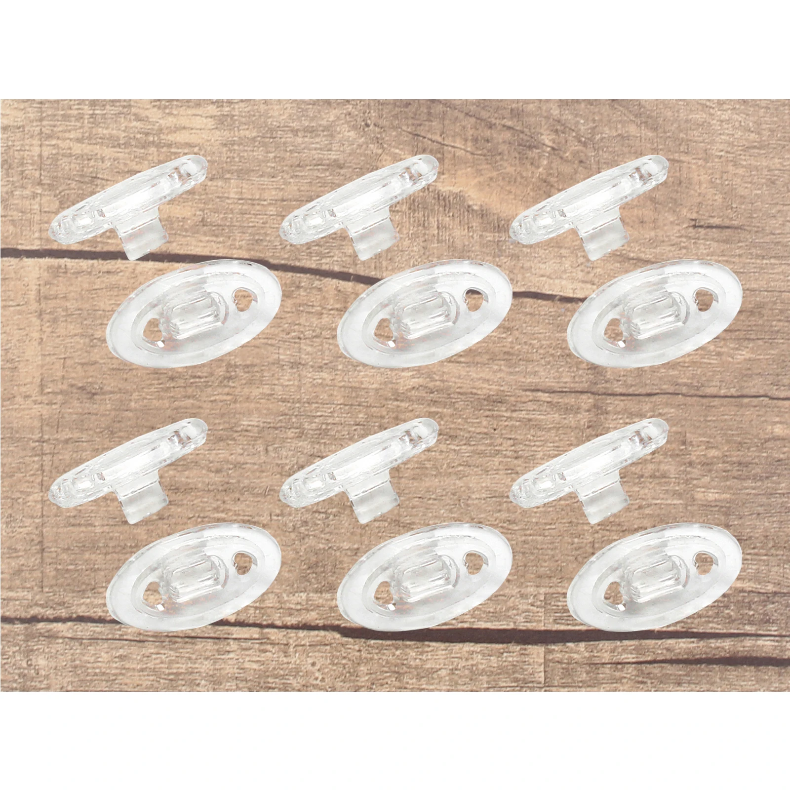 

Vonxyz Replacement Clear Nose Pads for for-Oakley Razrwire Frame Varieties