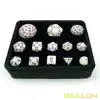 Bescon Super Glowing in Dark Complete Polyhedral RPG Dice Set 13pcs D3-D100, Luminous 100 Sides Dice set 5