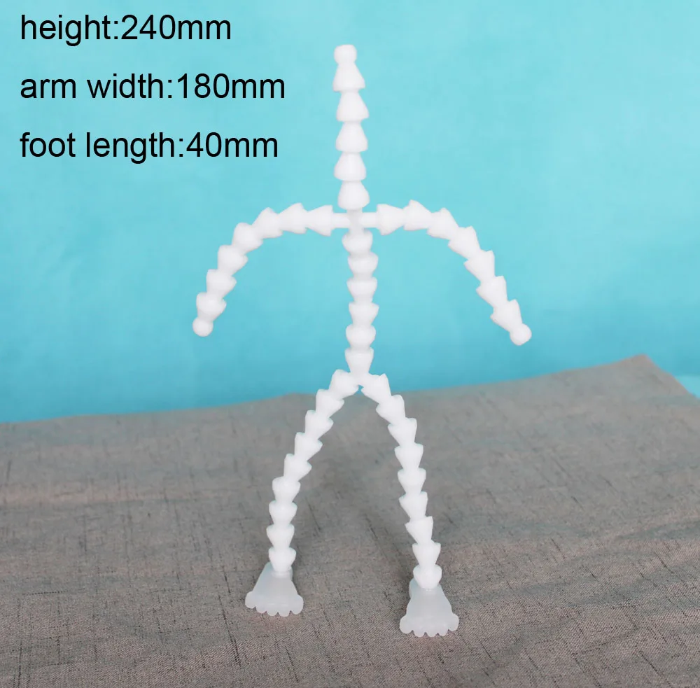 1pcs/lot Masckaszem exclusive 240x180mm hot sale New stand movable skeleton joint toy plush materials --style option 5