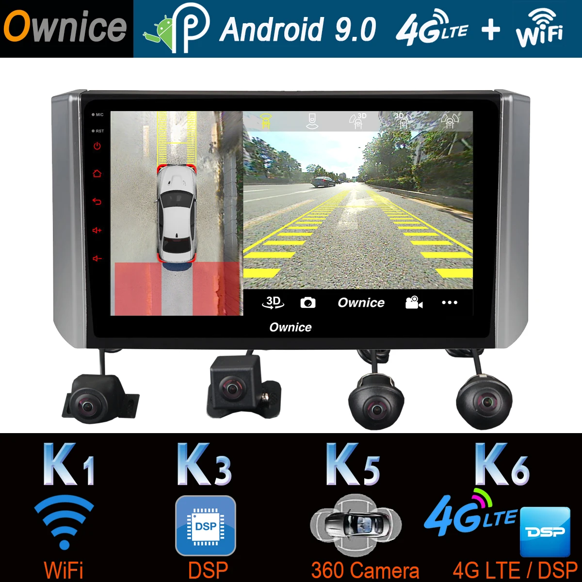 

1 din 360° Panoramic AHD DVR Camera Android 9.0 8Core 4+64G CarPlay Car Multimedia for Mitsubishi Xpander 2017-2019 GPS