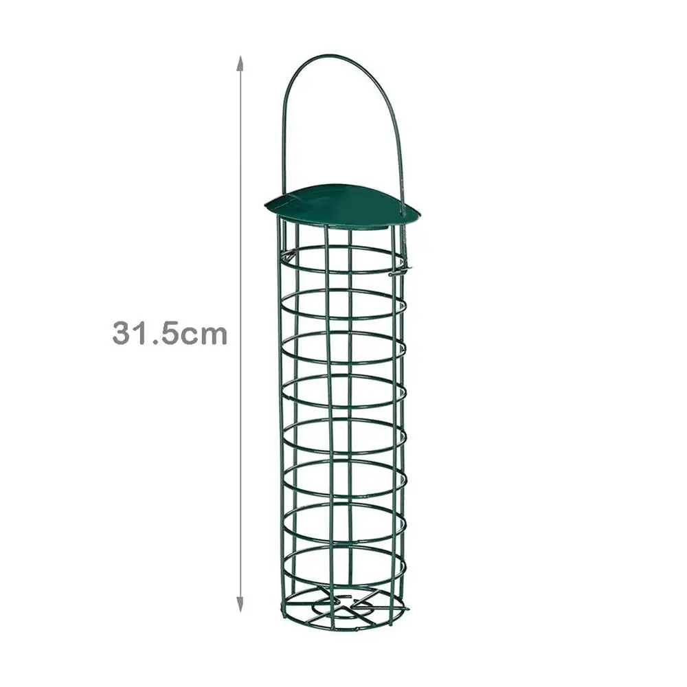 1pc Pet Bird Feeder Home Outdoor Hanging Mesh Feeding Portable Wild Birds Grease Ball Holder Feeder Garden Bird Supplies