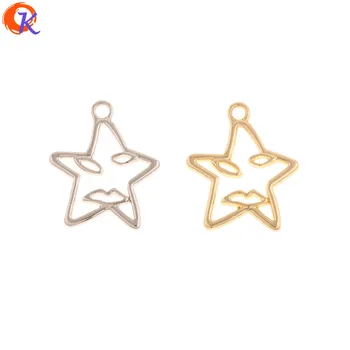 

Cordial Design 100Pcs 18*21MM Jewelry Accessories/Earrings Connectors/DIY Making/Star Shape/Earring Findings/Hand Made/Charms