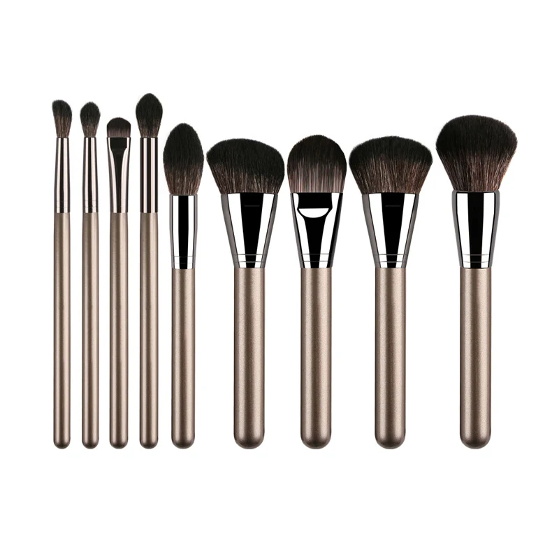 

New 12/1Pcs Makeup Brush Microcrystalline Silk Wooden Handle Beginner Single Foundation Eyeshadow Makeup Brush Set Beauty Tools