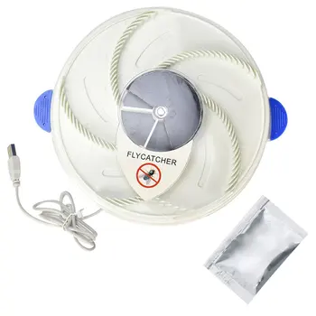 

Electric Fly Trap Anti Fly Killer Traps Automatic Flycatcher Device Insect Pest Reject Control Catcher Fly Trap Catching