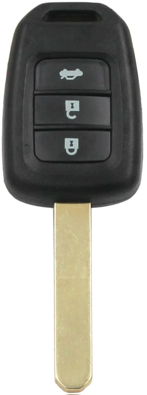 3B 2/2+ 1/3/3+ 1/4 кнопки дистанционного ключа оболочки корпуса для Honda Civic ACCORD Crider Город Fit CR-V HR-V XR-V HON66 необработанное лезвие - Цвет: 3B