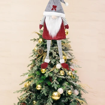 

Christmas Tree Pendant Decoration Forest Old Man Hanging Leg Tree Top Decorations 1