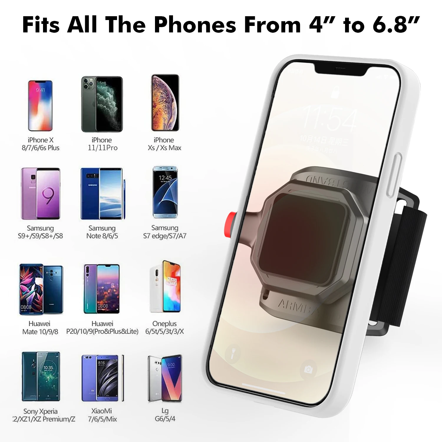 Armband Phone Holder for Running Hiking Fitness Universal Quick Mount Sports Wristband Mobile Phone Support for iPhone Samsung phone armband,mobile phone armband,phone arm band,sports arm bag,fitness arm bag