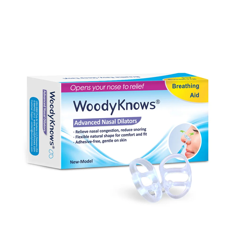 Расширители носа против храпа от WoodyKnows уменьшение облегчение загруженности для