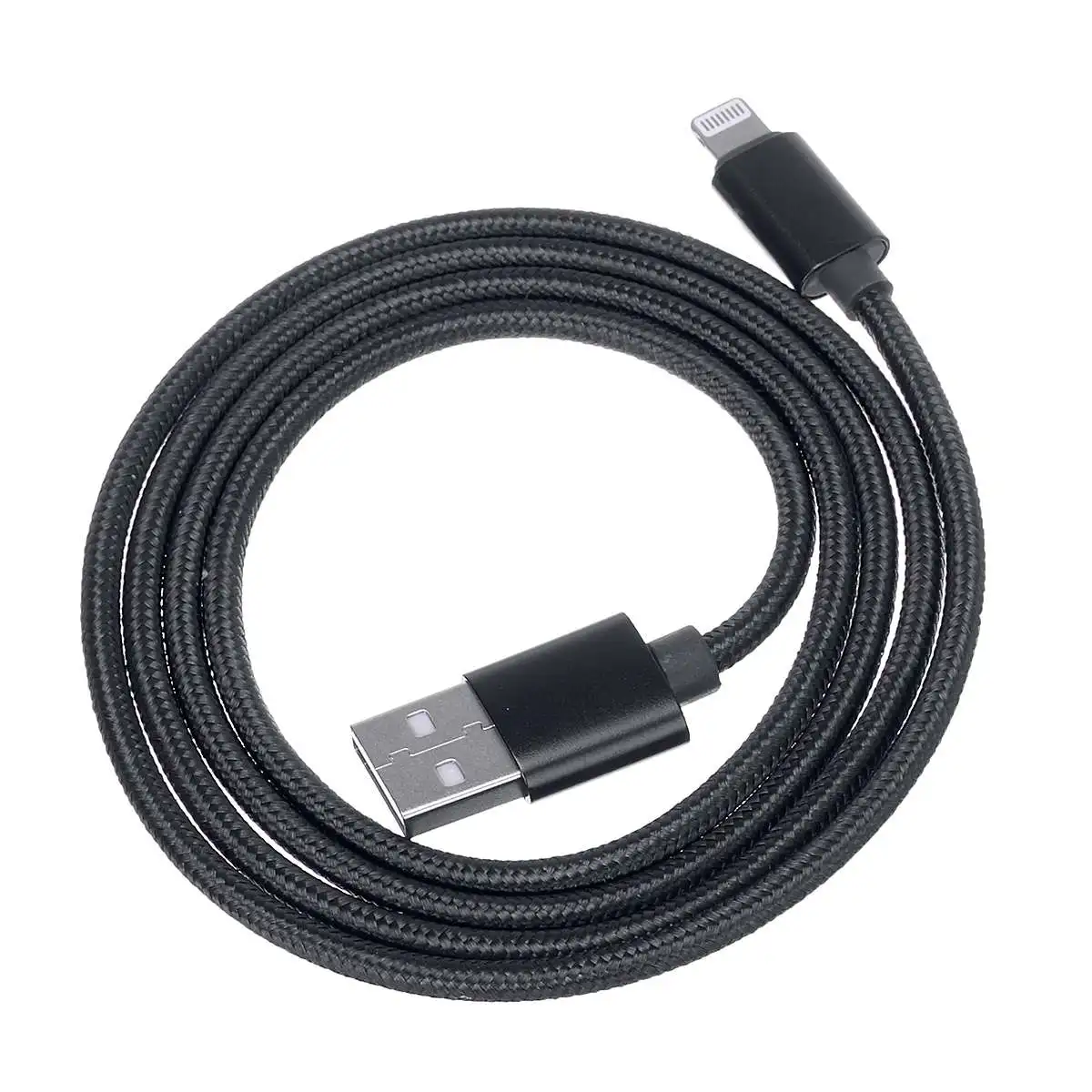 3.1A Быстрая зарядка usb-кабель для iPhone XS Max XR X 8 7 6 6S 5 5s iPad Шнур кабель для мобильного телефона кабель для быстрой зарядки данных - Цвет: Черный