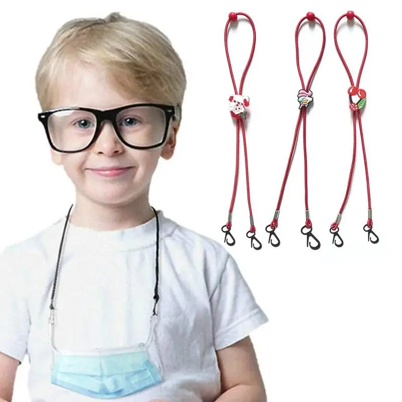 

Face Mask Lanyard For Children Mask Anti-lost Anti-drop Adjustable Convenient Safety Mask Hanging Neck Rope Holder