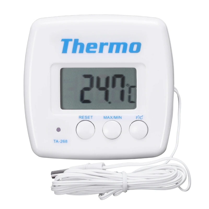 

LCD Display Resettable Refrigerator Freezer Digital Thermometer