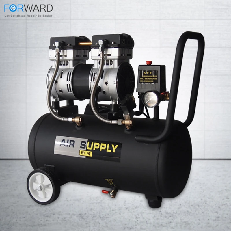

FORWARD FW-122B Black compressor with two intake pipes for shorten the air compressor pumping time