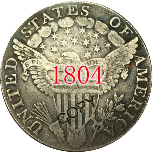 США 1804 драпированный бюст копия доллара монеты