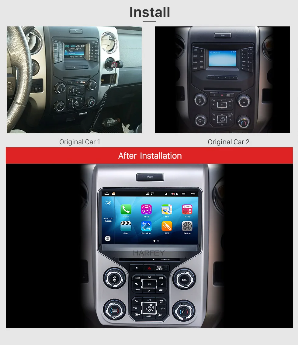 Автомобильный стерео Navi мультимедийный плеер для 2013 Ford F150 F250 F350 Expedition gps радио Bluetooth 3g WiFi магнитофон