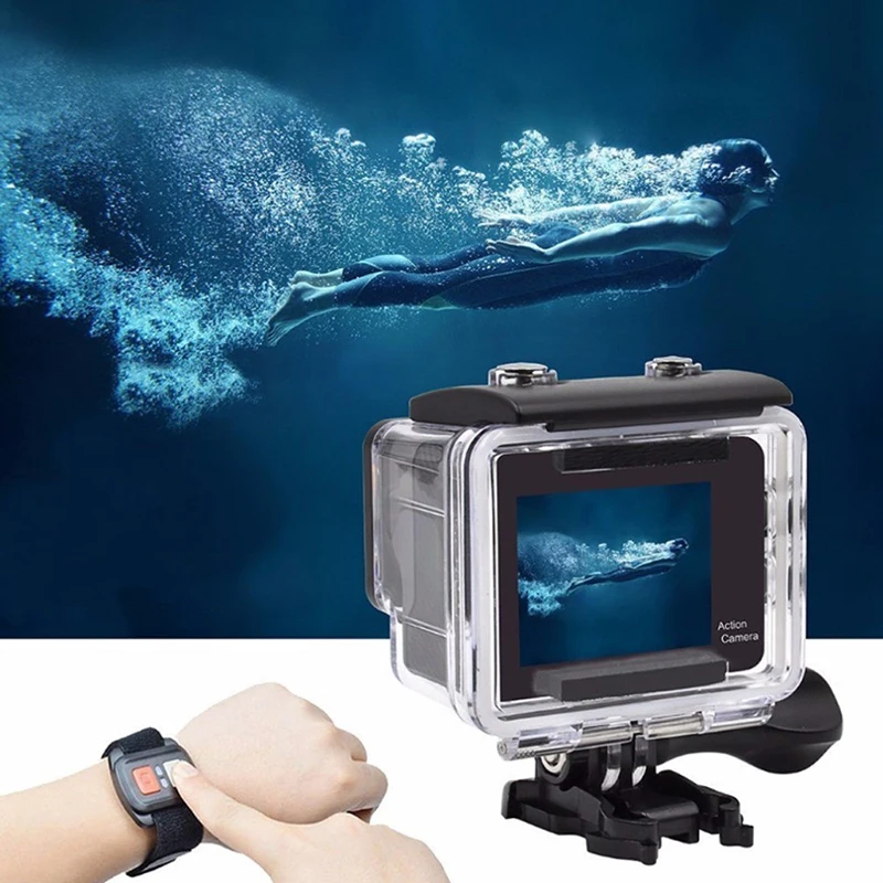 Экшн камера Ultra HD 4K 30 кадров/с Wi Fi 2 0 дюйма|Экшн-камеры| |