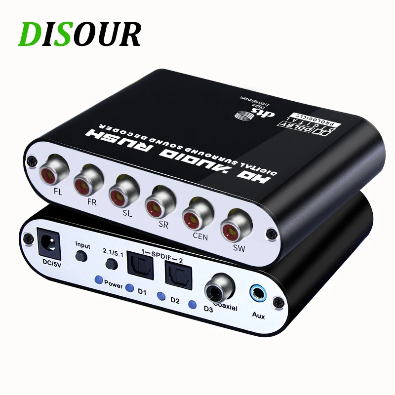 DISOUR-Digital-5-1-Audio-Decoder-Dolby-Dts-Ac-3-Optical-To-5-1-Channel ...