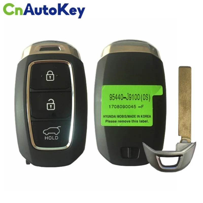 CN020083 оригинальный и Aftrermarket для HYUNDAI смарт-вставка ключ 433 МГц 3 кнопки номер детали
