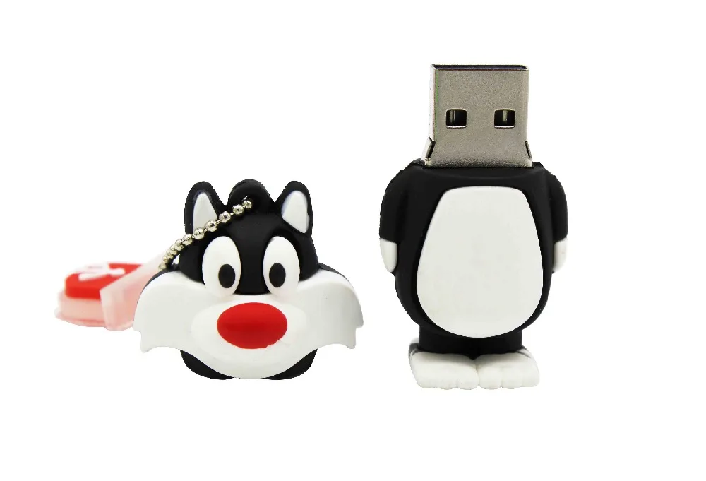 Usb флеш-накопитель KING SARAS с героями мультфильмов, 64 ГБ, кролик, Лев, утка, usb, 2,0, 4 ГБ, 8 ГБ, 16 ГБ, 32 ГБ, флешка, милый подарок, usb