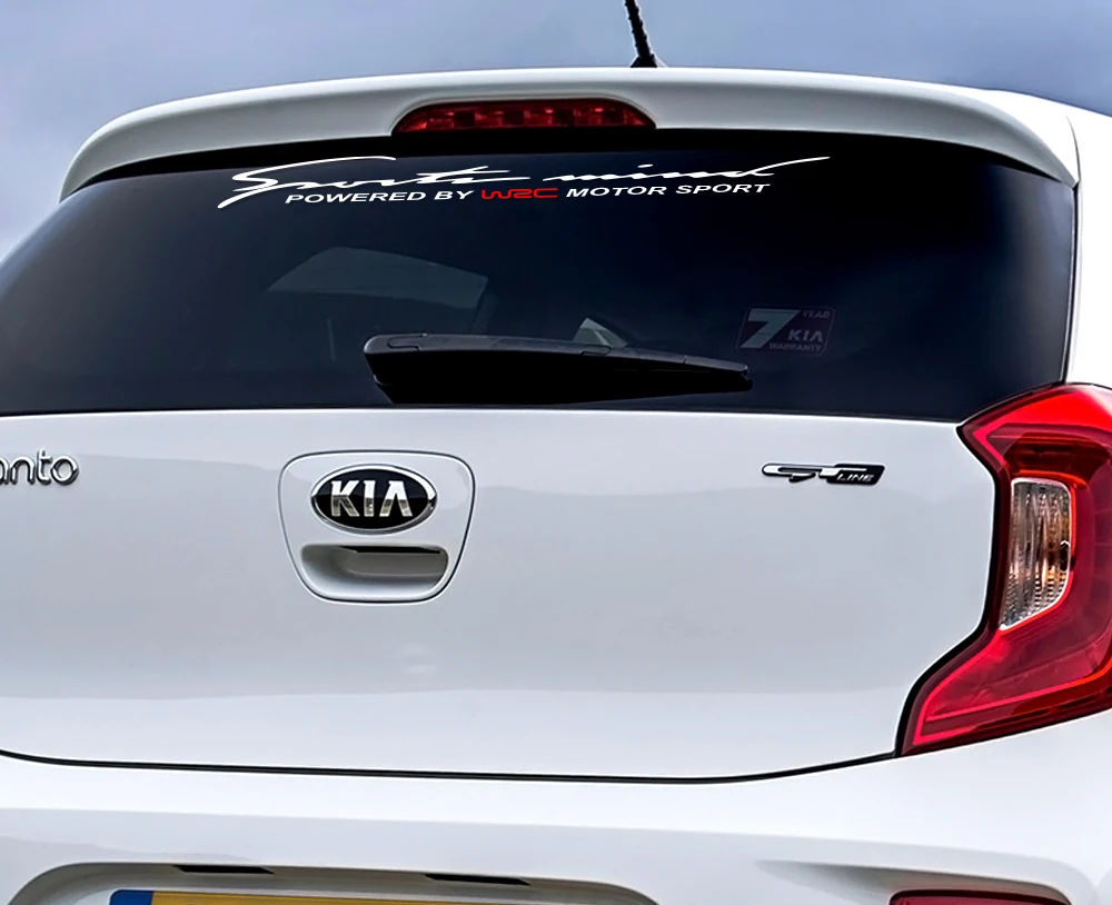 Автомобиль спереди и сзади лобовое стекло наклейка WRC для Audi Honda Mazda Mitsubishi фокус BMW