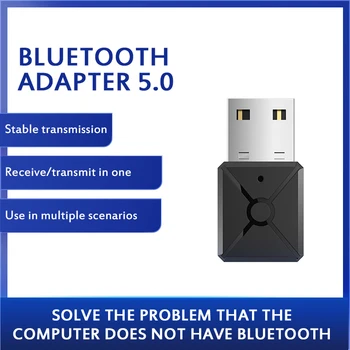 

1PC Mini USB Adapter Bluetooth 5.0 Wireless Transmitter Receiver Desktop USB Dongle Earphones For Laptop PC Computer Mini Sender