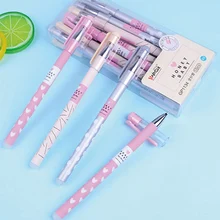 1 шт стержни для стираемой гелевой ручки черные, голубые чернила Волшебная гелевая ручка Канцелярия для учеников случайный стиль