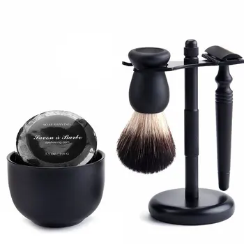 

Premium Spot Men Manual Old Fashioned Razor Razor Beard Brush Stand Shaving Brush Holder Grooming Kit