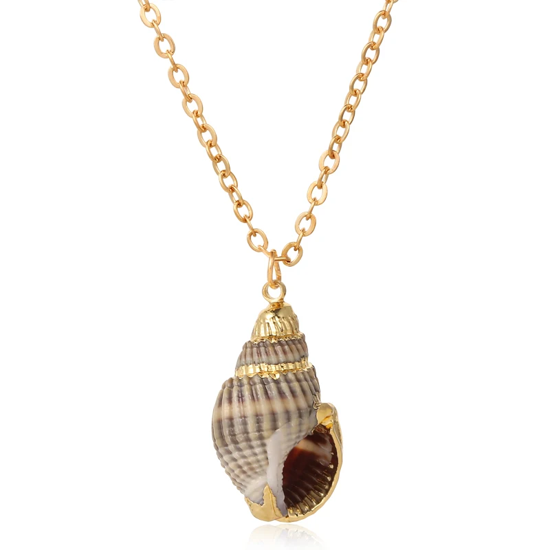 ZA ожерелье с подвеской в виде раковины из бисера и раковины, женское летнее пляжное массивное ожерелье, богемное колье, ювелирное изделие