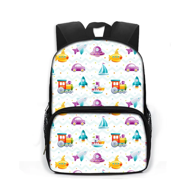 13 Inch Locomotive Train Children School Bags for Boys Girls Book Bag Kid Kindergarten Bag Cartoon School Backpack Small Daypack 13qhctc08cw