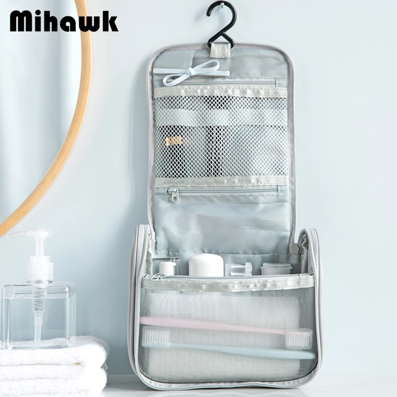 Mihawk косметичка для туалетных принадлежностей для женщин, косметичка для макияжа, чехол для путешествий, ванной, косметическая складная сумка для губной помады, аксессуары, снаряжение