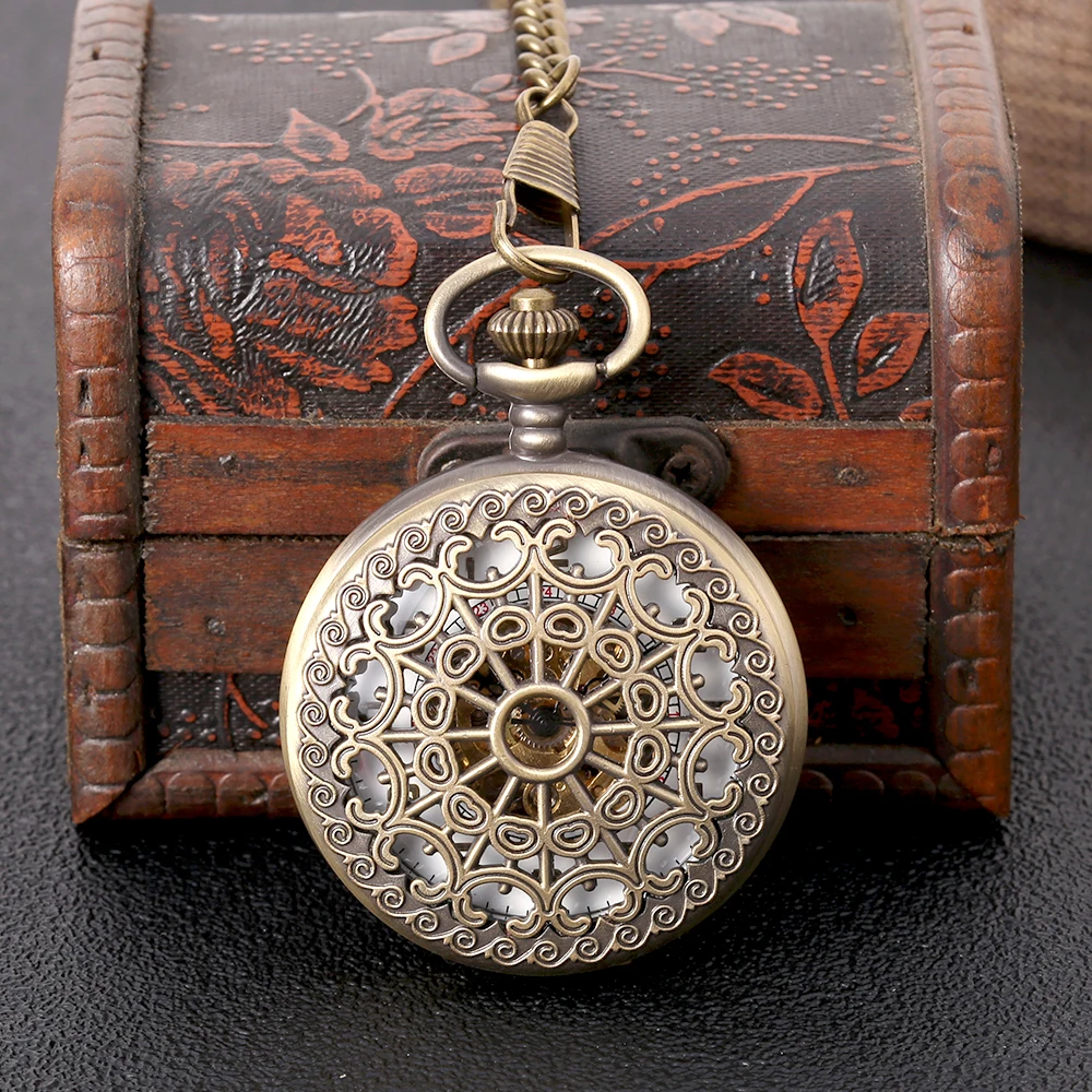 Spider  Pocket Watch Black Pocket Watch Vintage Spider