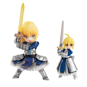 

5" MH Fate Stay Night Desktop Army Altria Pendragon Saber Altria Kurodragon Original Version PVC Action Figure Toy 14CM X1403