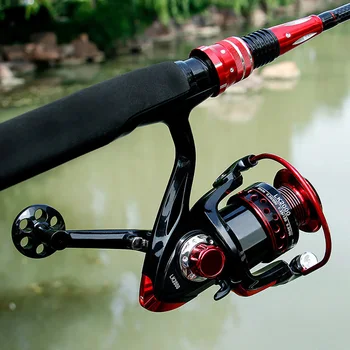 

2000-7000 Series Spinning Fishing Reel Gear Ratio 5.2:1 Metal Front Drag Handle Spool Saltwater Fishing Accessory