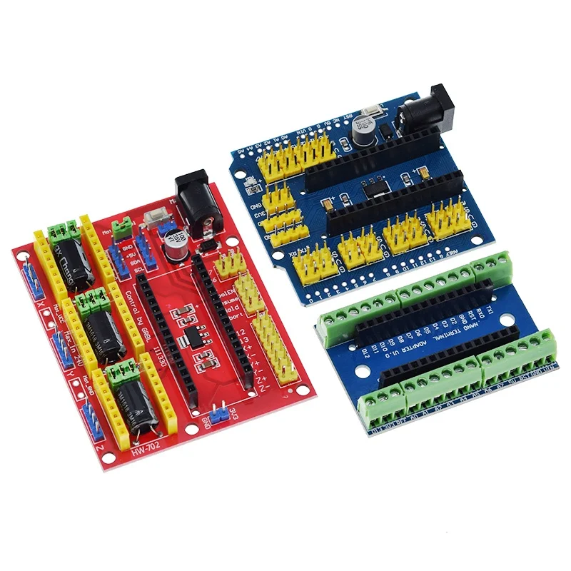 TZT NANO V3.0 3.0 Controller Terminal Adapter Erweiterungsplatine NANO IO Shield Einfache Erweiterungsplatte für Arduino AVR ATMEGA328P – Detail 8