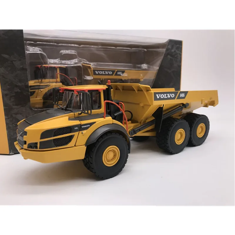 Коллекционная игрушка литья под давлением модель мотоцикла 1:50 VOLVO A40G сочлененный