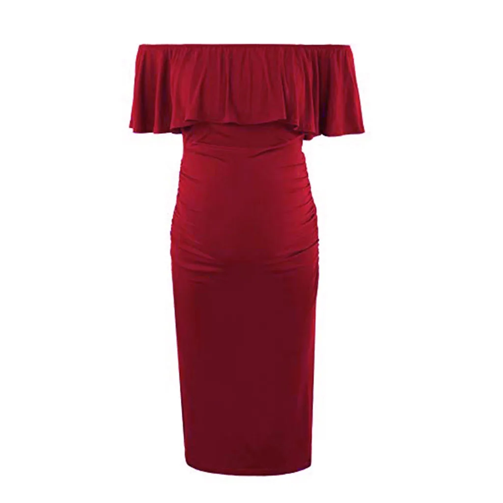 Vetement femme женская одежда вечернее платье для беременных ropa de платья mujer платье мини с оборками для беременных