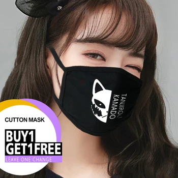 

Black Unisex Muffle Face Masks Kawaii Cotton Dustproof Mouth Face Mask Anti-dust Quality Multiple Styles Mouth Masks Keep Warm