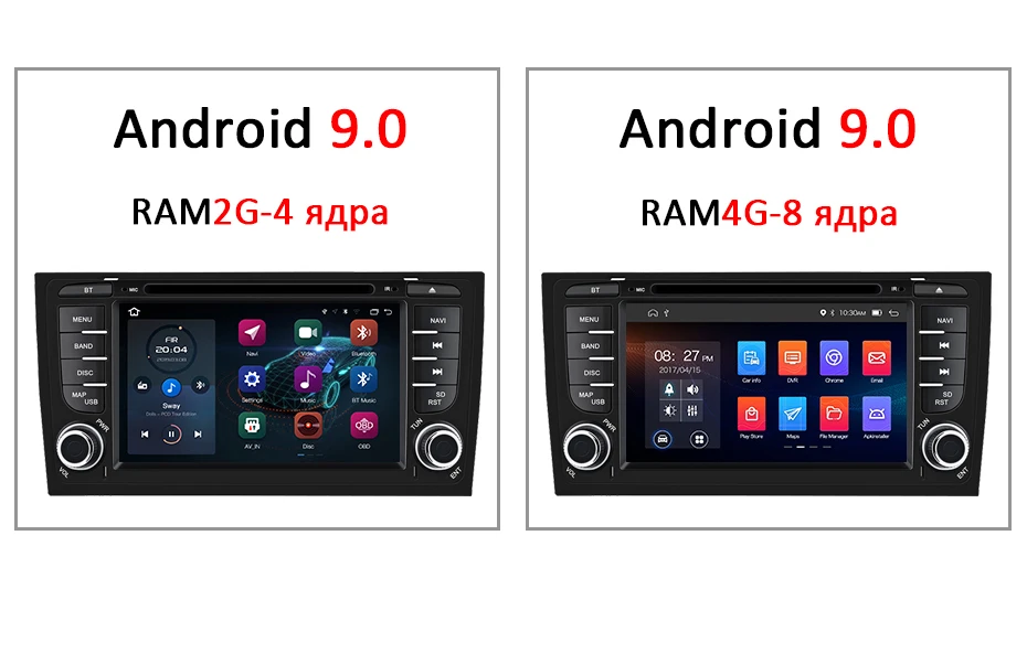 Android 9,0 ips DSP 64G 2 DIN gps радио для AUDI A6 RS6 1997-2004 S6 1997 мультимедиа HD экран Навигация DVD плеер головное устройство