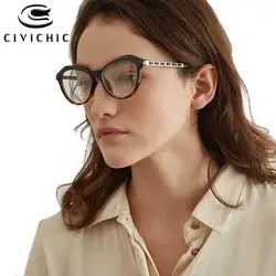 Шикарные женские очки близорукость оправа для очков ретро в форме кошачьих глаз Lunettes De Vue прозрачные Gafas De Marca простые UV400 очки COG114