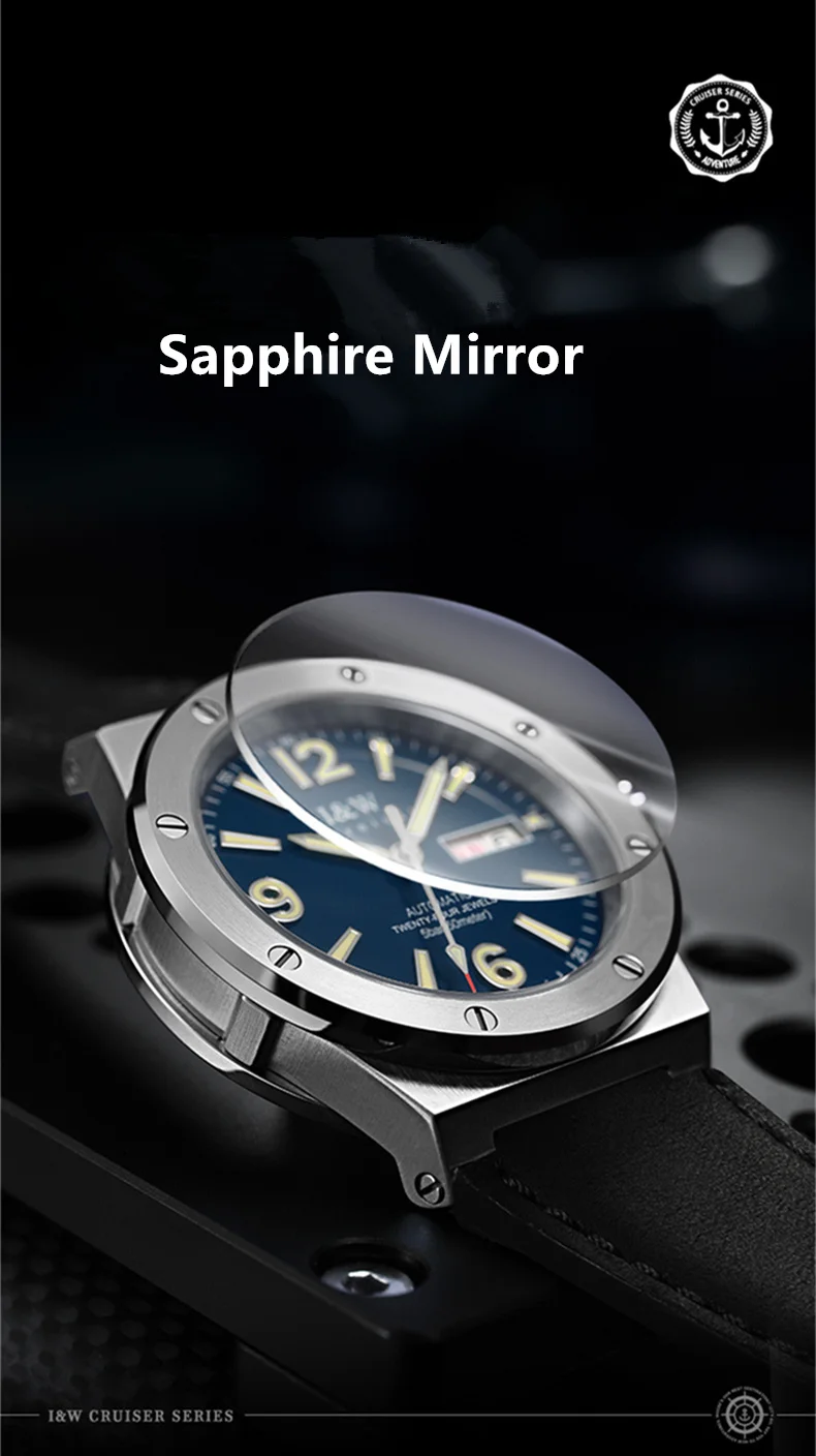 2021 New Switzerland IW Mechanical Watch For Men Luxury Brand Automatic Watches 50M Waterproof NH36A Reloj Hombre Luminous Sport