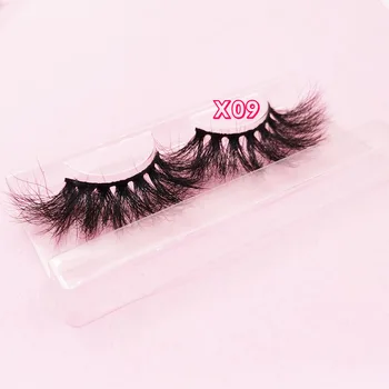 

lashes mink 25mm fluffy eyelashes wholesale light rectangle tray box custom package box ship by fast express for bulk order
