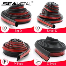 

8m Rubber Car Seal Strip Waterproof Gap Filler Universal Sealing Strips Sound Proof Dustproof Weather Strip for Door/Hood/Trunk