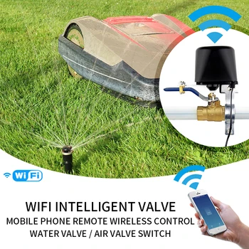 

WiFi Smart Gas/Valve Tuya Valve Smart Home Automation Control Valve for Gas Work with Alexa,Google Assistant,IFTTT