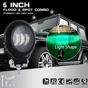 

Exterior LED Work Lamp 6000LM 1pc 30W 6000K For Car Motorcycle Off-road