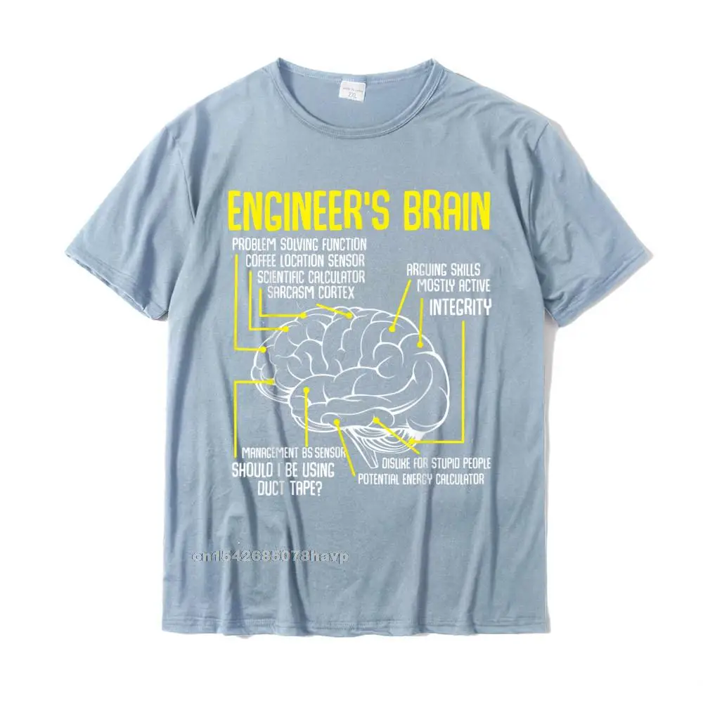 Casual 100% Cotton Top T-shirts for Men Short Sleeve Casual Tops T Shirt New Design Summer/Autumn O-Neck Tee-Shirt Casual Engineers Brain Funny Engineering Games Process Funny T-Shirt__2675. navy