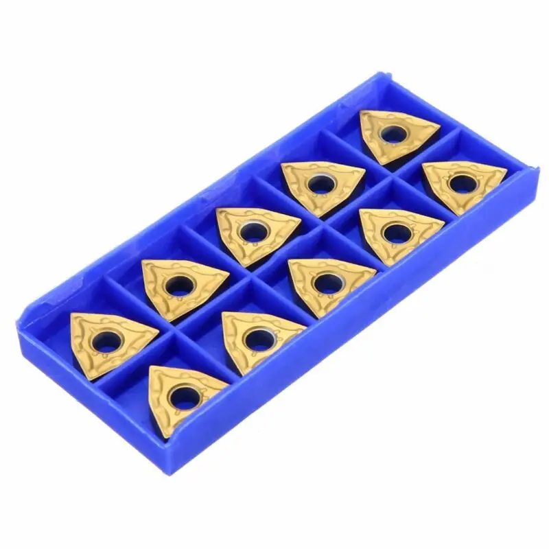 

10pcs WNMG0804 WNMG080404 Inserts For WWLNR WWLNL Lathe Turning Tool Holder Woodworking Wooden Polishing