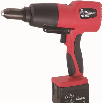 Best 1PC DC 14.4V Electric Cordless Stainless Steel Nail Rivet Gun Portable Lithium Battery Handheld Core Pulling Rivet Gun Tool