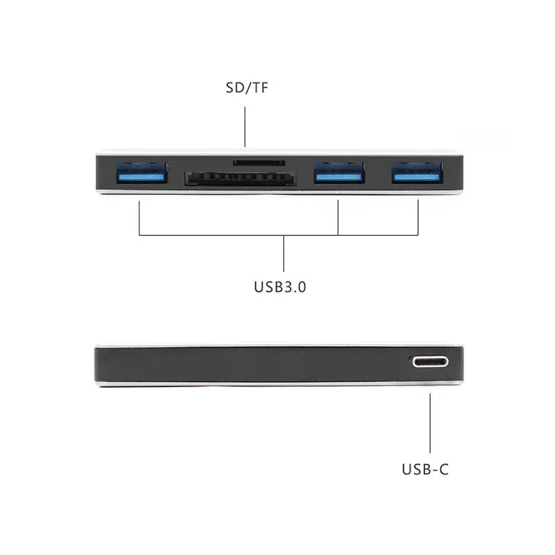 Устройство для чтения карт EastVita 5 в 1 USB 3 0 Hub Type C устройство памяти ноутбука ПК