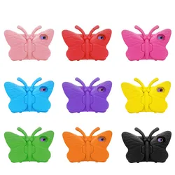 Crianças tablet suporte caso para ipad mini 6 8.3 polegada 2021 capa para ipad mini 5 4 3 2 eva à prova de choque bonito dos desenhos animados 3d borboleta caso