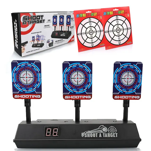 US $6.47 AutoReset Intelligent Light Sound Effect Discoloration Scoring Targets For DJI RoboMaster S1 Toys 